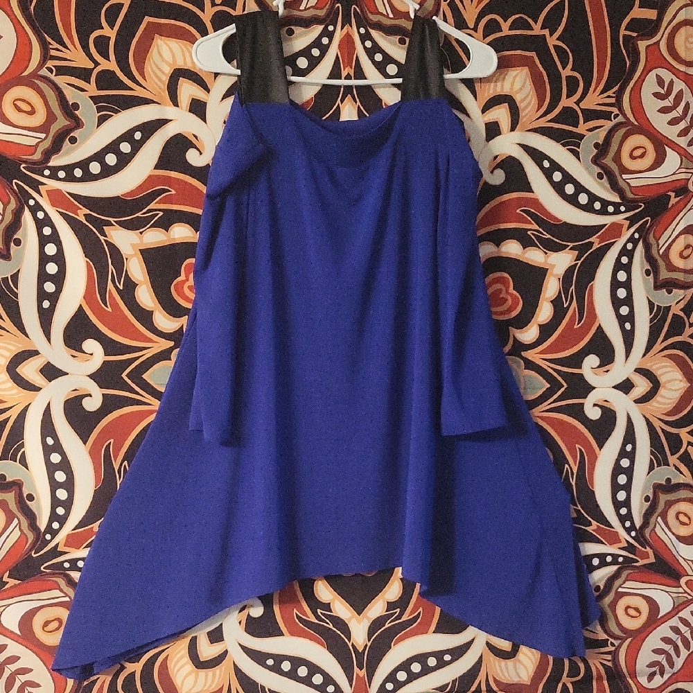 Elegant Blue Women's Top